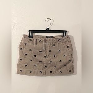 vintage Ralph Lauren khaki mini-skirt